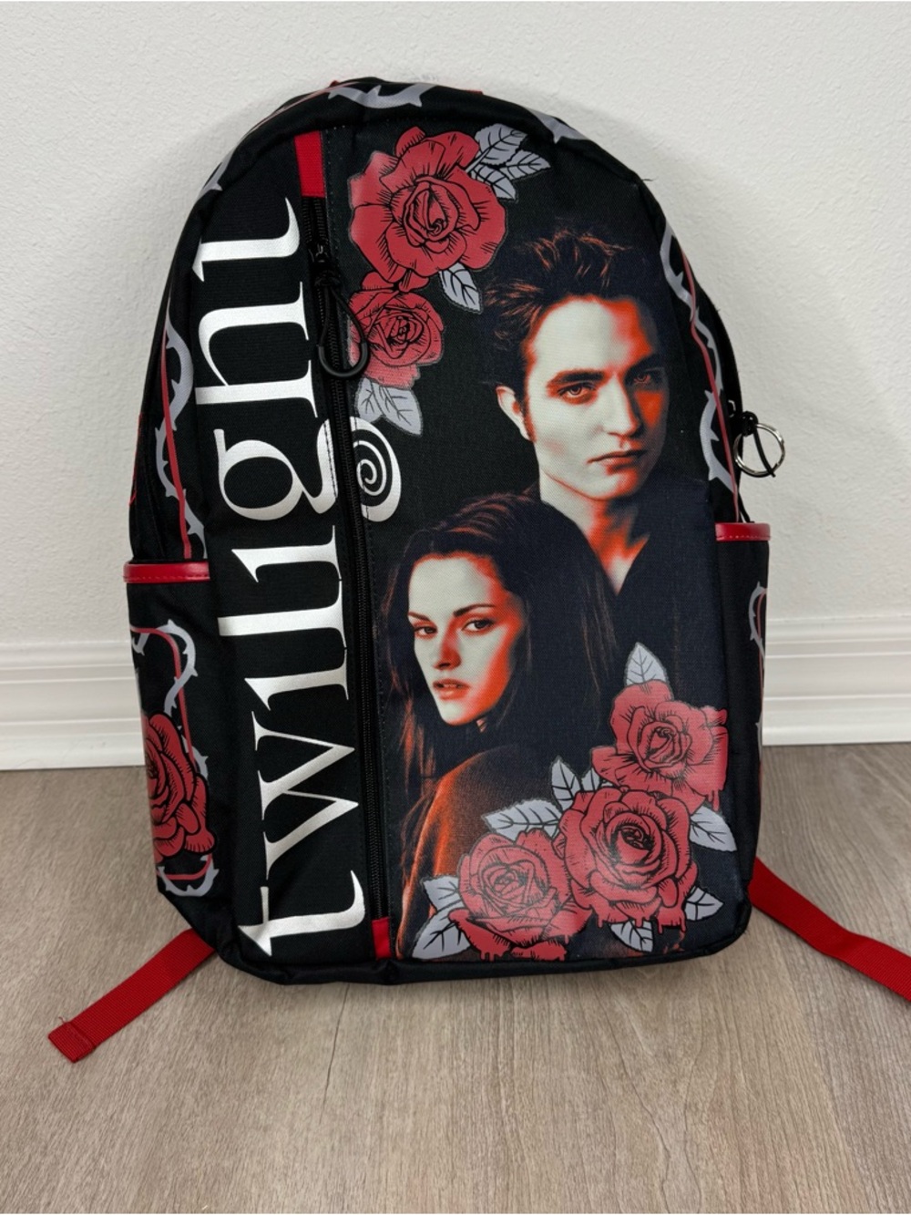 Twilight Edward & Bella Backpack | Vampire Gothic Roses Y2K Bag